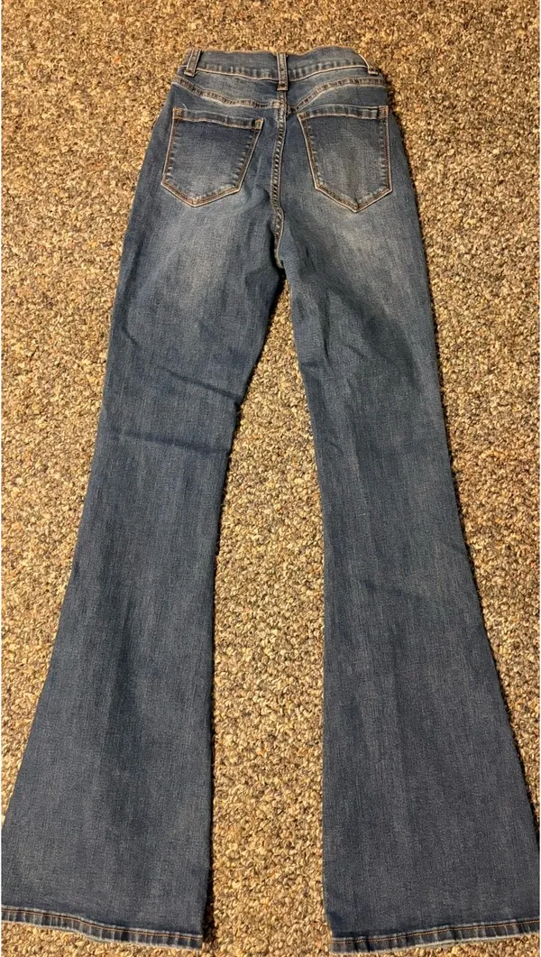 High rise flare jeans Blue Size 25 - Image 2