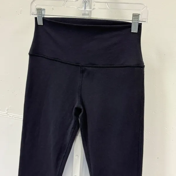 Alo Yoga High Waist Airbrush Bootcut Flare Leggings Black Size Small Yoga Pants - Image 5