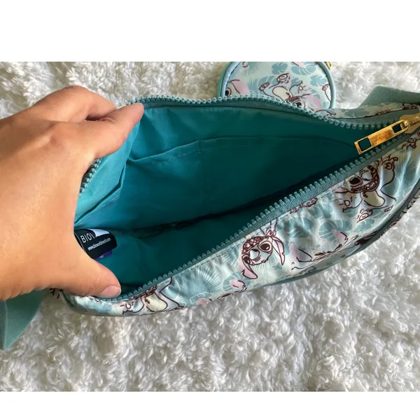 Bioworld Lilo & Stitch Tropical Stitch Purse + Detachable Coin Pouch NEW Disney - Image 5