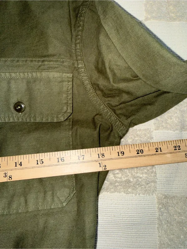 NWT‎ Olive Green Button-Front Shirt Dress size Small - Image 3