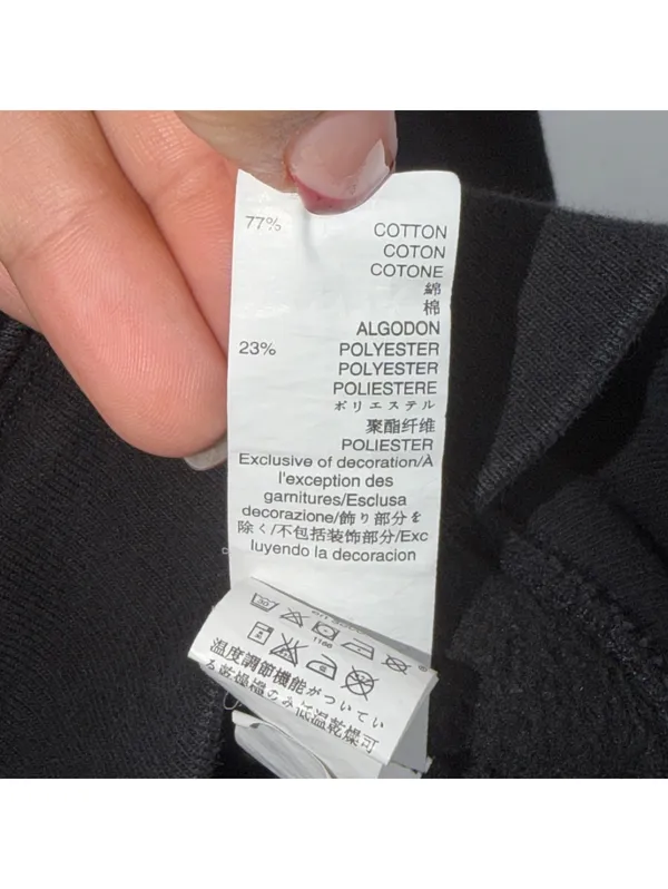 Gap Black Logo Pullover Hoodie Women’s L - Image 5