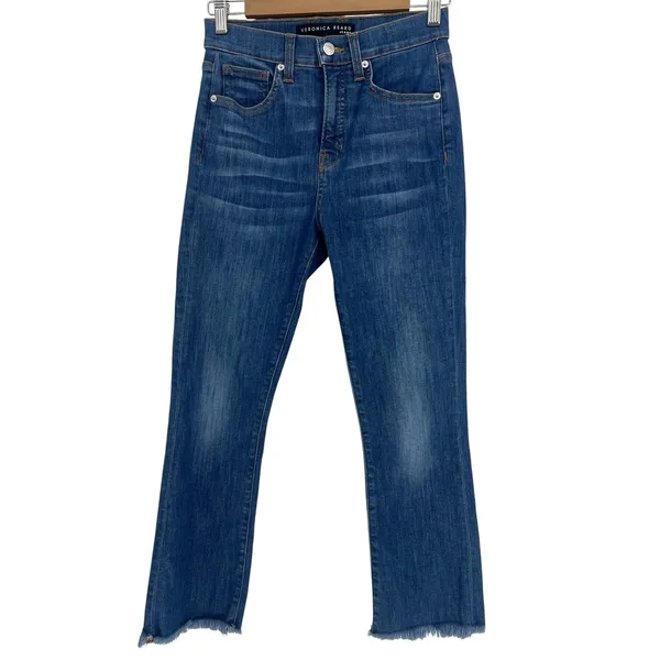 Veronica‎ Beard Carly High Waist Kick Flare Jeans Sunrise 26 - Image 3