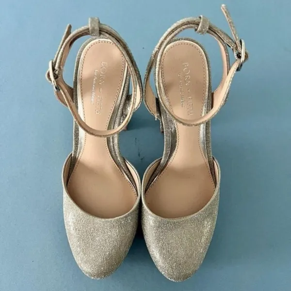 Antonio‎ Melani x Born on Fifth Liv Heels Metallic Glitter Platform Pumps Size 6 - Image 7