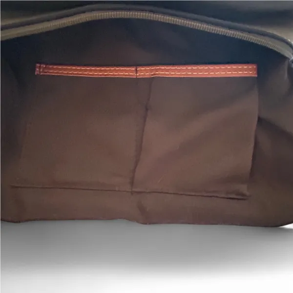 Hema Zhuofan Women's Bag 2tone Brown Leather Shoulder Purse - Image 15