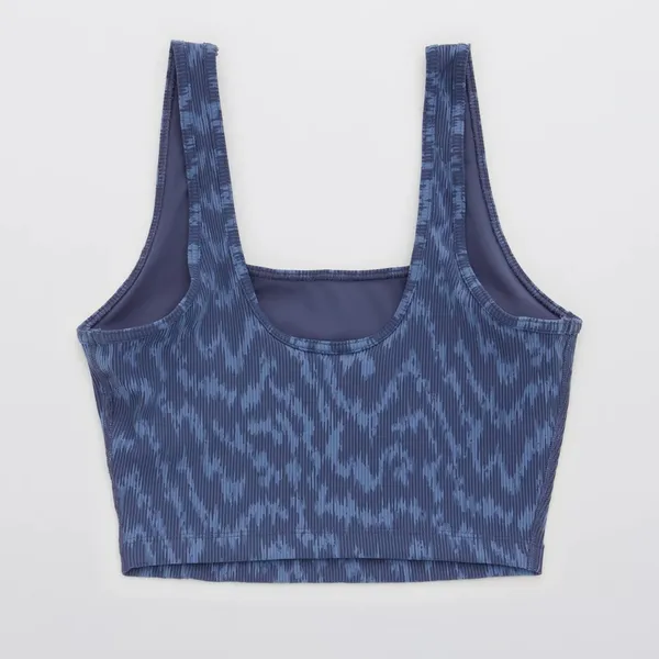 OFFLINE By Aerie Ribbed Square Neck Longline Sports Bra - Image 5