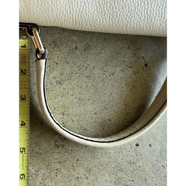 Kate Spade New York MAGNOLIA PARK LARGE LAUREL Tote Leather Bag Purse Cream - Image 12