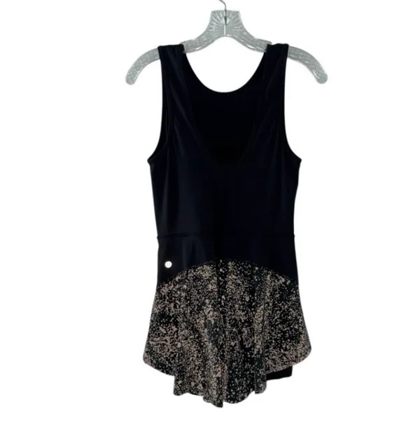 Lululemon Serene Stride Dress Skort Black Sz 6 Tennis Pickleball Run Reflective - Image 9