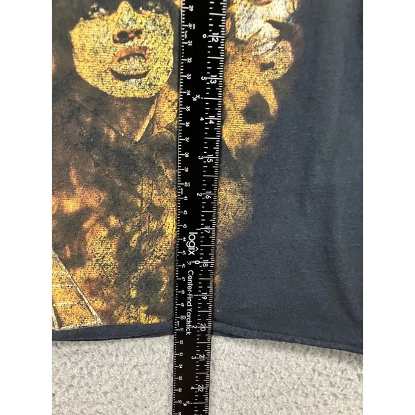 AC/DC Cropped T-Shirt Women M Black Graphic Highway 1979 Tour Band‎ Tee - Image 5