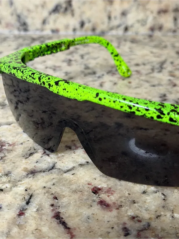 Dolls Kill Neon Green Sunglasses - Image 2