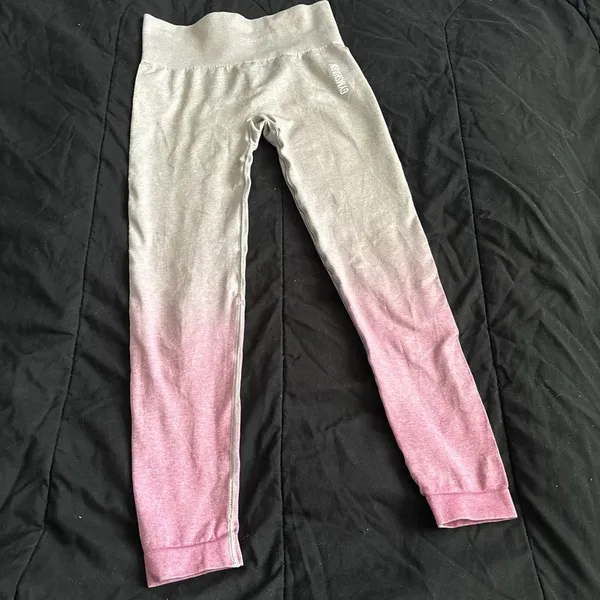 Gymshark Pink Seamless High-Waisted Leggings Size Small - Image 6
