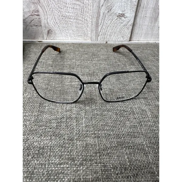 McQ Eyeglasses Frames Only Wire Metal MQ0318O 002 52MM Briller Kvinder Black - Image 4
