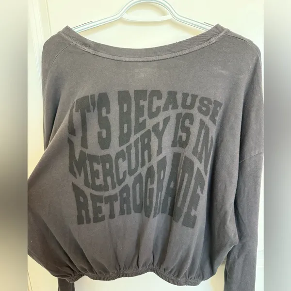 Offline by Aerie Long Sleeve Crop Top Large - Image 2