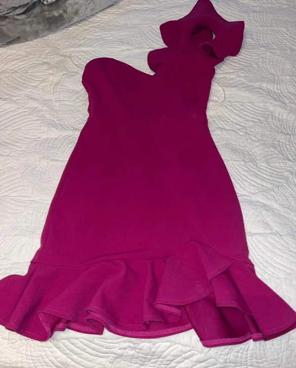 Lulus Captivate Me One Shoulder Dress - Image 2