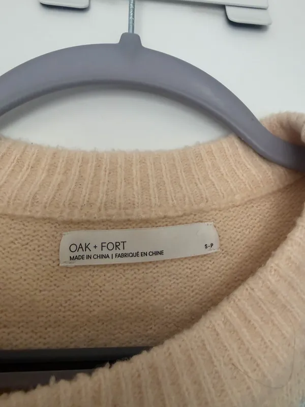 Oak + Fort Patterned cropped sweater - Image 2