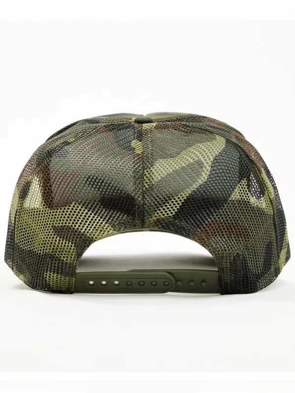 NEW BOOT BARN CAMO PRINT LOGO BALL CAP Green - Image 4