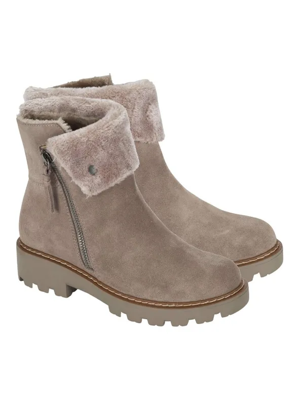 NWT Baretraps Wyoming Suede Ankle Winter Hiking Boots BT28506 Taupe Brown 7.5M - Image 6