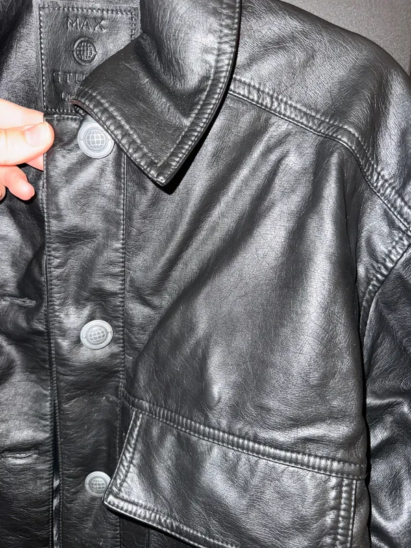 Max Studio Leather Jacket Faux - Image 4