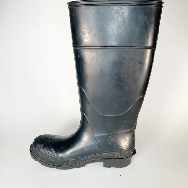 LaCrosse Black Rubber Steel Toe Safety Work Boots ANSI Z41 Women 7.5 / Men 6 - Image 6