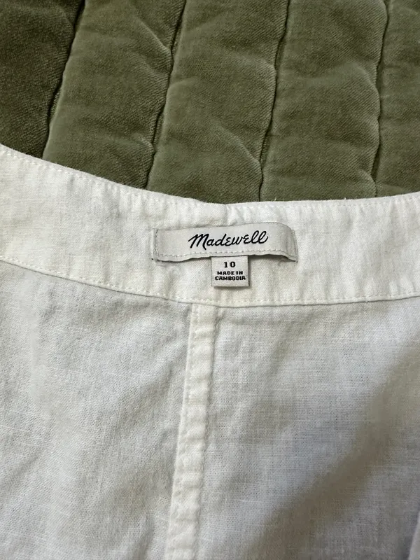 Madewell Linen Vest - Image 2