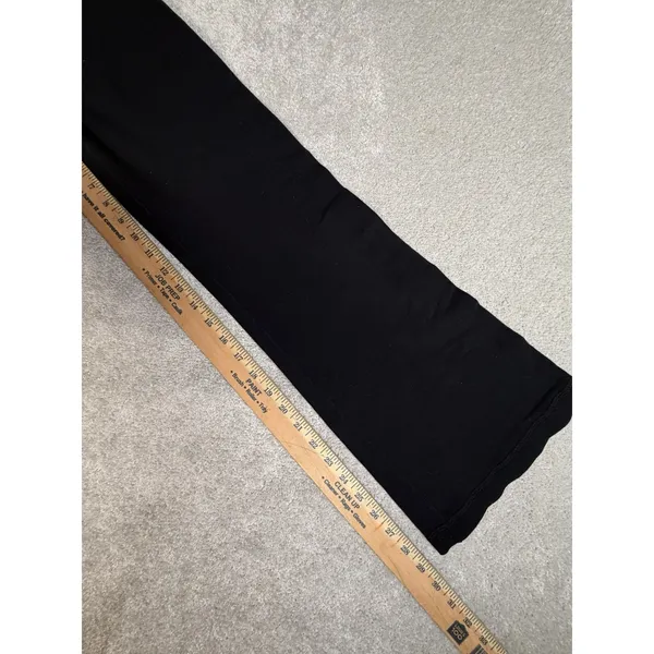 Lululemon Groove Pant Size 6 Black Magnum Dew Berry Flare Yoga - Image 10
