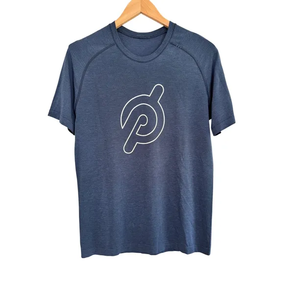 Lululemon Peloton Swiftly Tech Short Sleeve 2.0 Shirt Navy Blue Womens Size S - Image 2