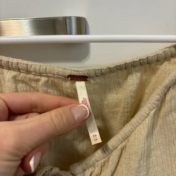 Free People Port Sunlight Mini Beige - Image 6