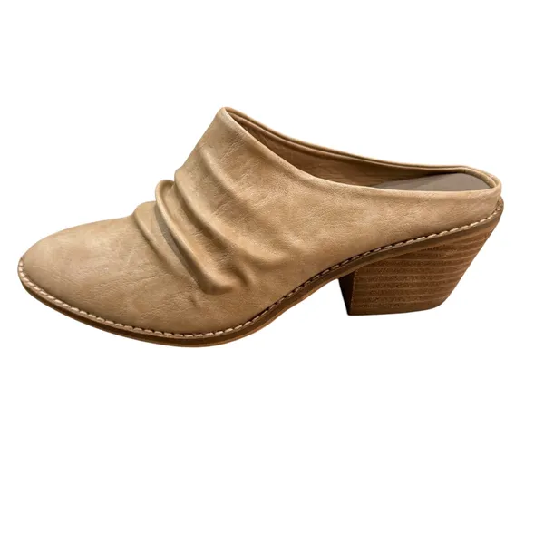 Boutique by Corkys Streaming Mules Women's 8 Tan Western Boho Coastal Cowgirl - Image 5