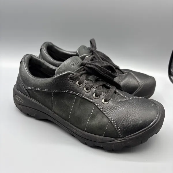Keen Presidio Shoes Womens Size 9 Black Leather Comfort Oxford Sneakers Gorpcore - Image 4