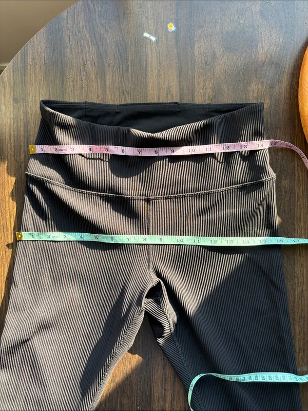 Athleta Elation Ultra High Rise Rib Legging Sz Large Yoga Pilates Pickleball - Image 12