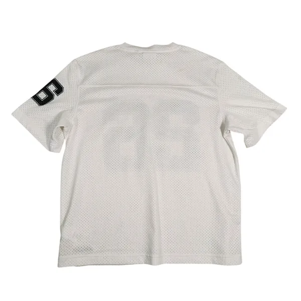 Aritzia Trading Jersey Mesh Crewneck Womens XXS White Sporty 90s Y2K Streetwear - Image 3