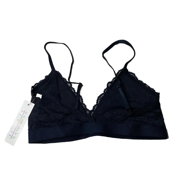 Colsie Black V neck lace bralette Bra Size Small Brand New NWT - Image 2