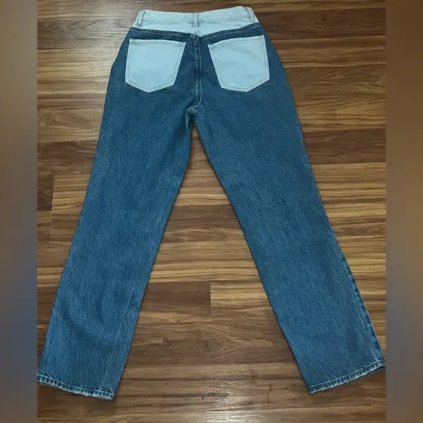 Pacsun Dad Jeans Patch Denim Size 26 Women's Button Fly - Image 4