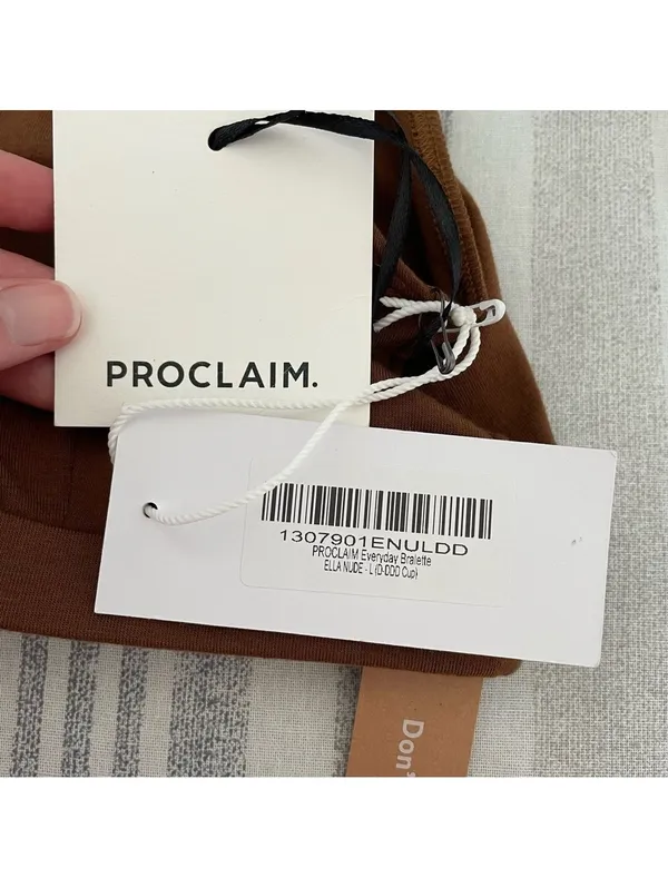 Reformation Proclaim Everyday Bralette Ella Nude Size L (D-DDD Cup) Minimalist - Image 4
