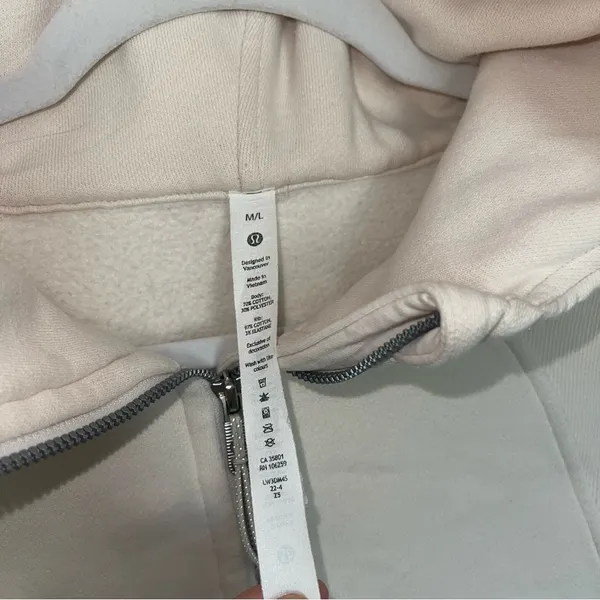 Lululemon Scuba Oversized‎ Half-Zip Hoodie M/L - Image 6