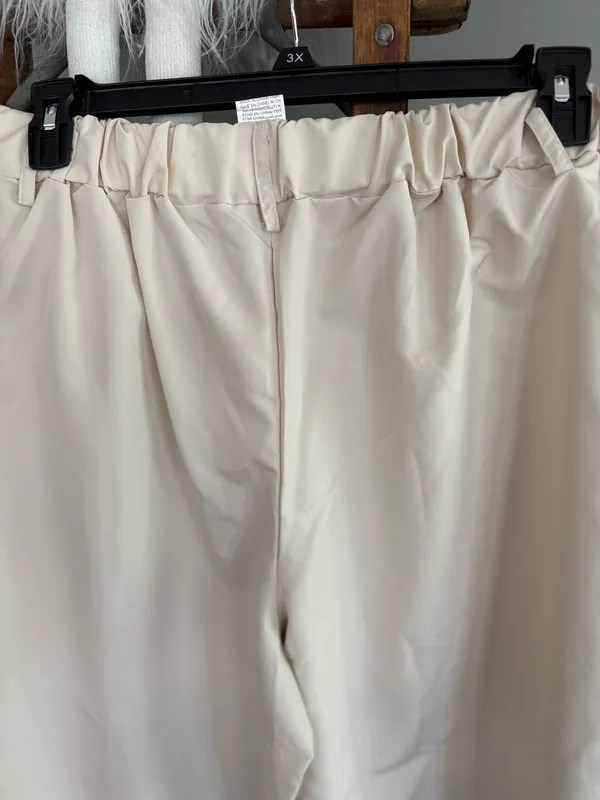 NWOT Shein Curve 2XL tan casual pants - Image 4