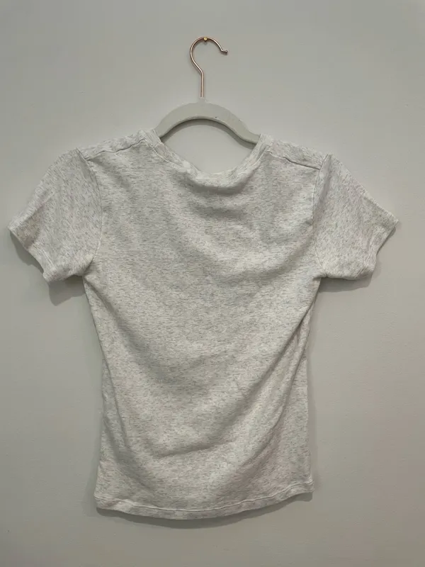 Brandy Melville Grey Top - Image 2