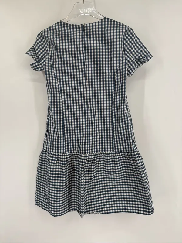 J.Crew Universal Standard Poplin‎ Gingham Dress size xxs - Image 3
