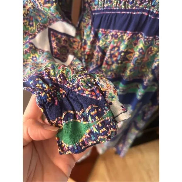 Anthropologie Maeve Monaco Dress Size S Multicolor Boho country girl - Image 3