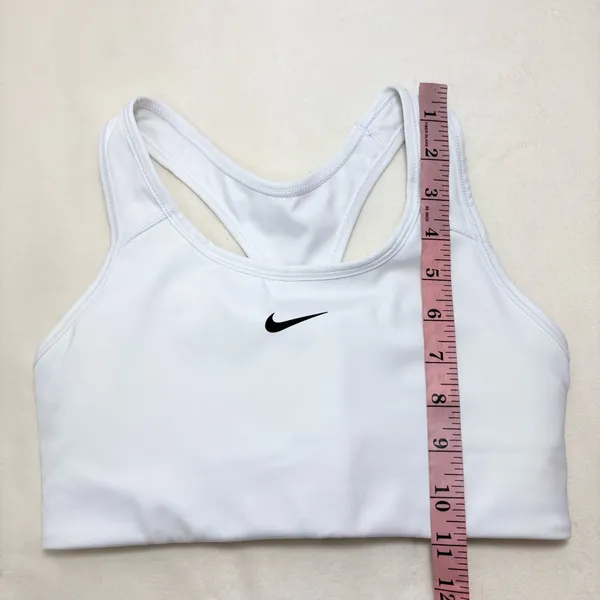 Nike Women's‎ Classic White Sports Bra Size S - Image 3