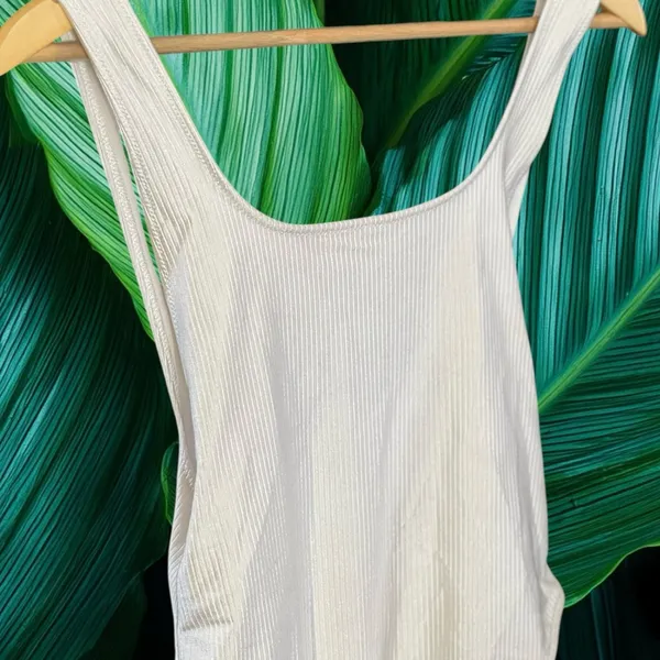 Aerie Shine Rib Birthday Scoop Cheekiest One Piece Swimsuit - Image 7