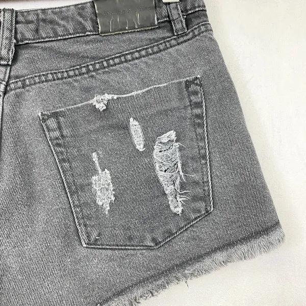 Sincerely Jules Denim Shorts Womens XSmall Distressed Grunge Street‎ Festival - Image 6