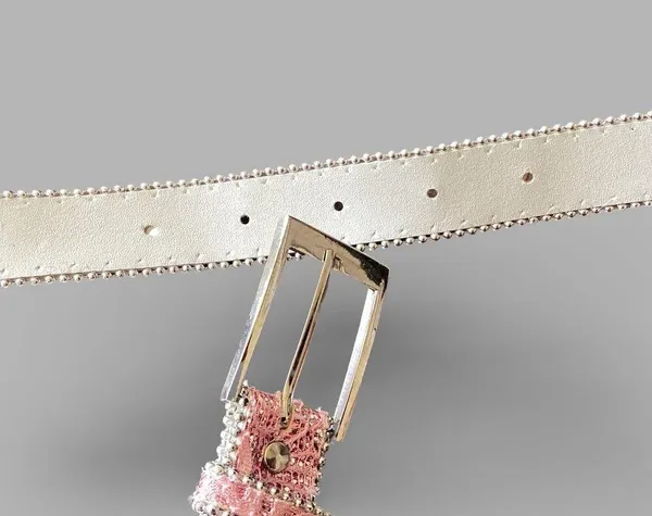NWOT Pink Glitter Belt - Image 3