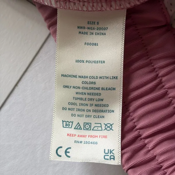 We Wander Women Pink Moisture Wicking Wide Leg Pants UPF 40 Small Hiking Travel - Image 7