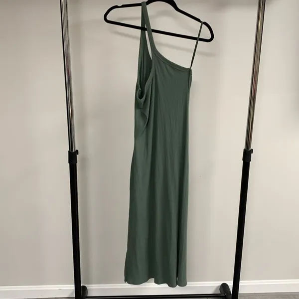 Aerie Ribbed One Shoulder Dress Size L - Image 8