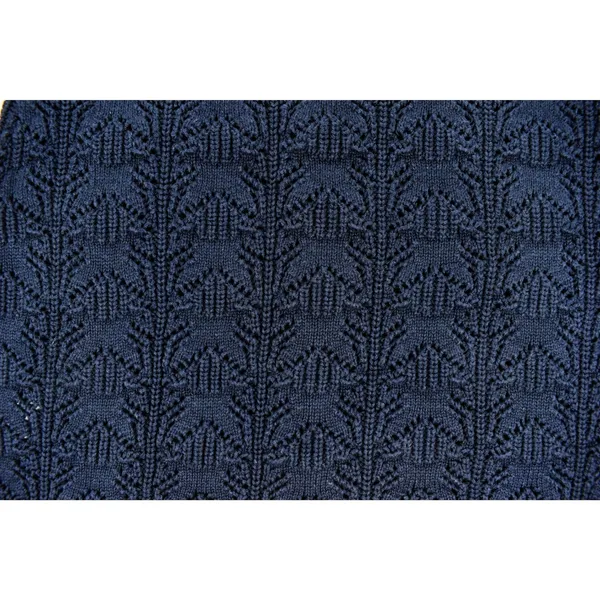 Aerie Navy Blue Pointelle Knit Button Front Camisole Sweater Tank Top Small - Image 5