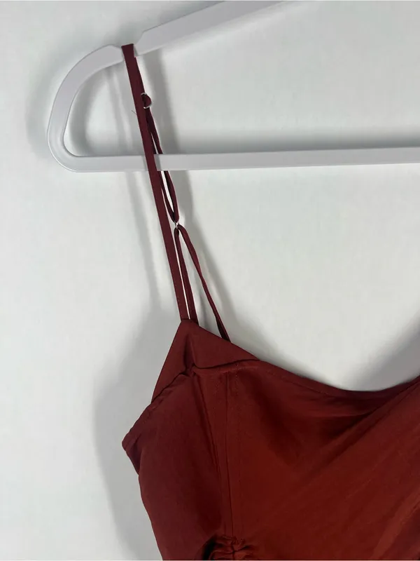 Free People Be My Mini Slip Dress Rust‎ Size M - Image 3