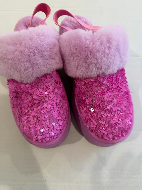 UGG funkette chunky sequin pink sleeper size 8 - Image 10
