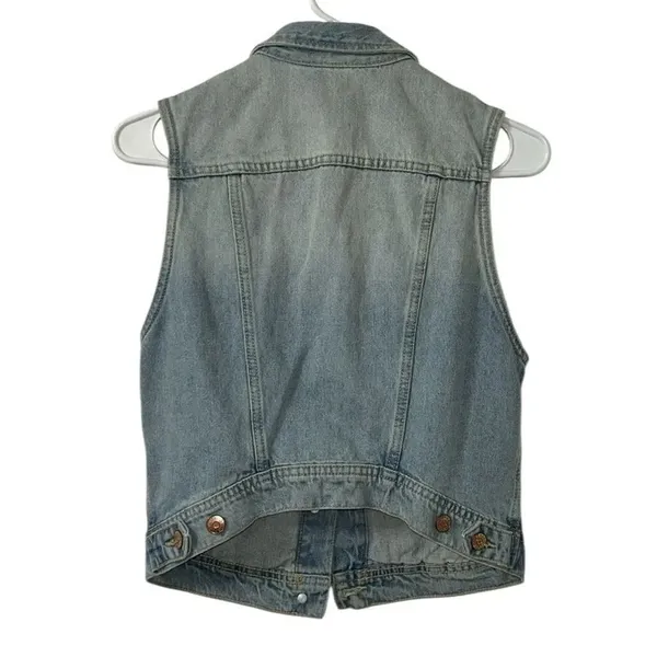 H&M Blue Jeans Denim Vest(Size 8) - Image 2