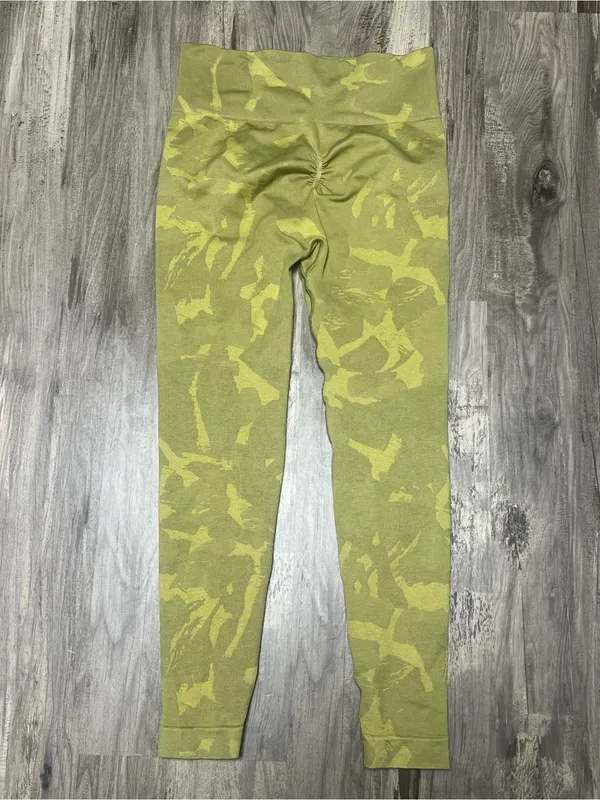 Gymshark Adapt Camo Seamless Leggings Savanna Green Medium M - Image 6