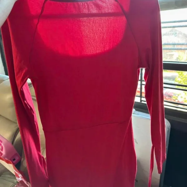 Unbranded Women's Red and Pink Dress - Image 4